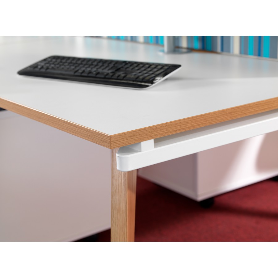 Fuze Triple Back to Back Modular Desk - 6 Person